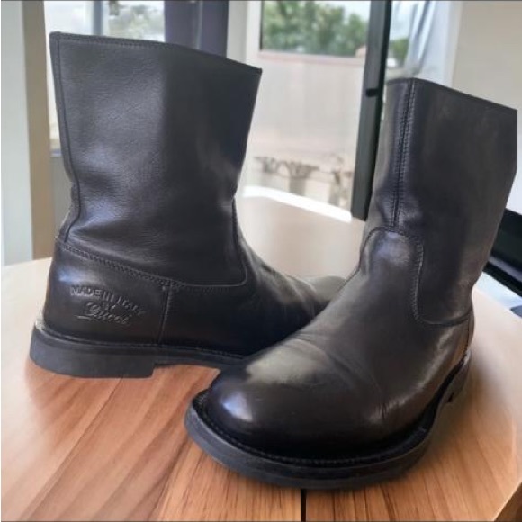 Gucci Men's Black Leather Boots - Picture 6 of 15